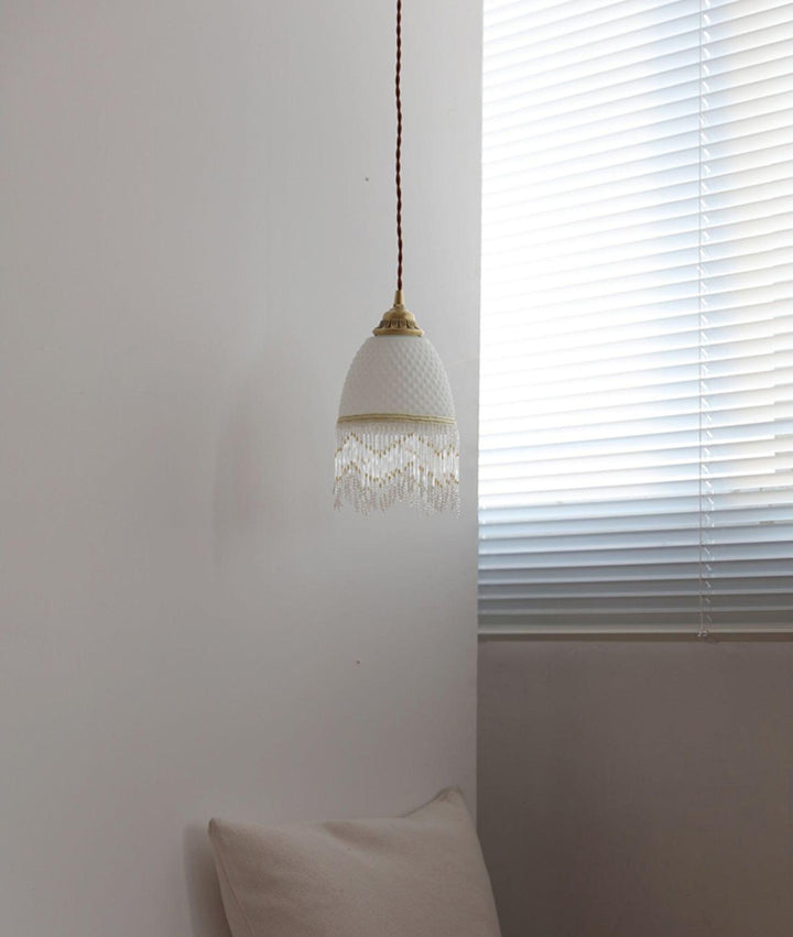Mesh Lampe Pendante en Verre À Franges - Neutralighting