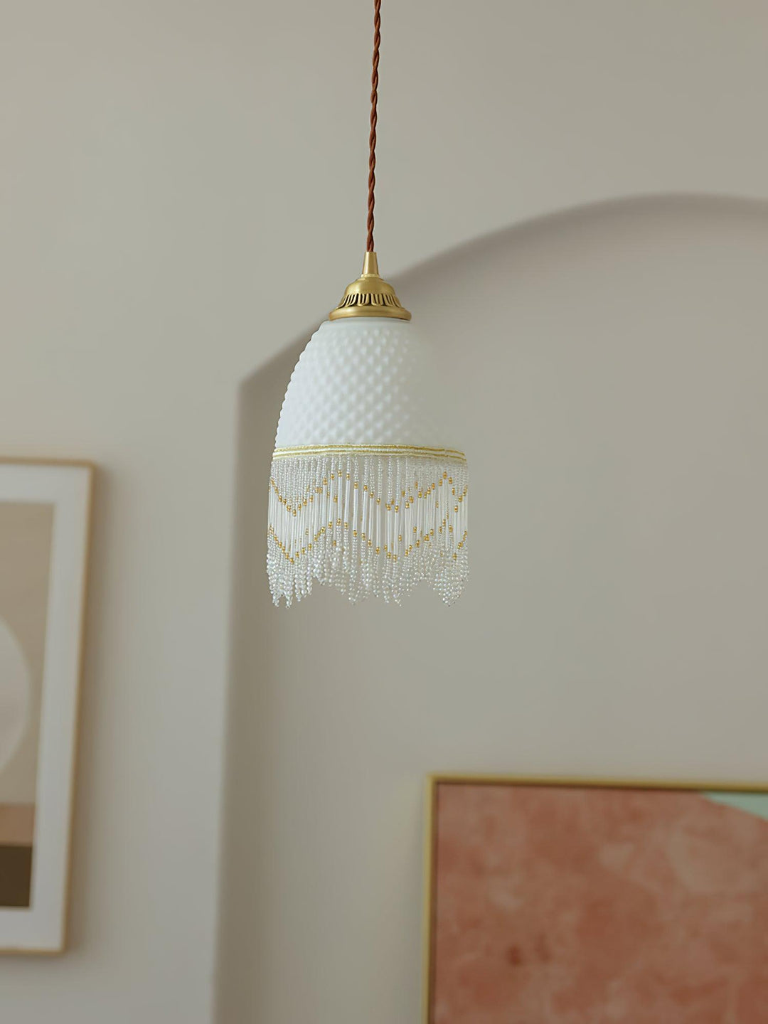 Mesh Lampe Pendante en Verre À Franges - Neutralighting