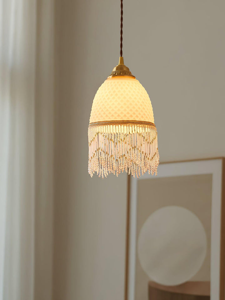 Mesh Lampe Pendante en Verre À Franges - Neutralighting