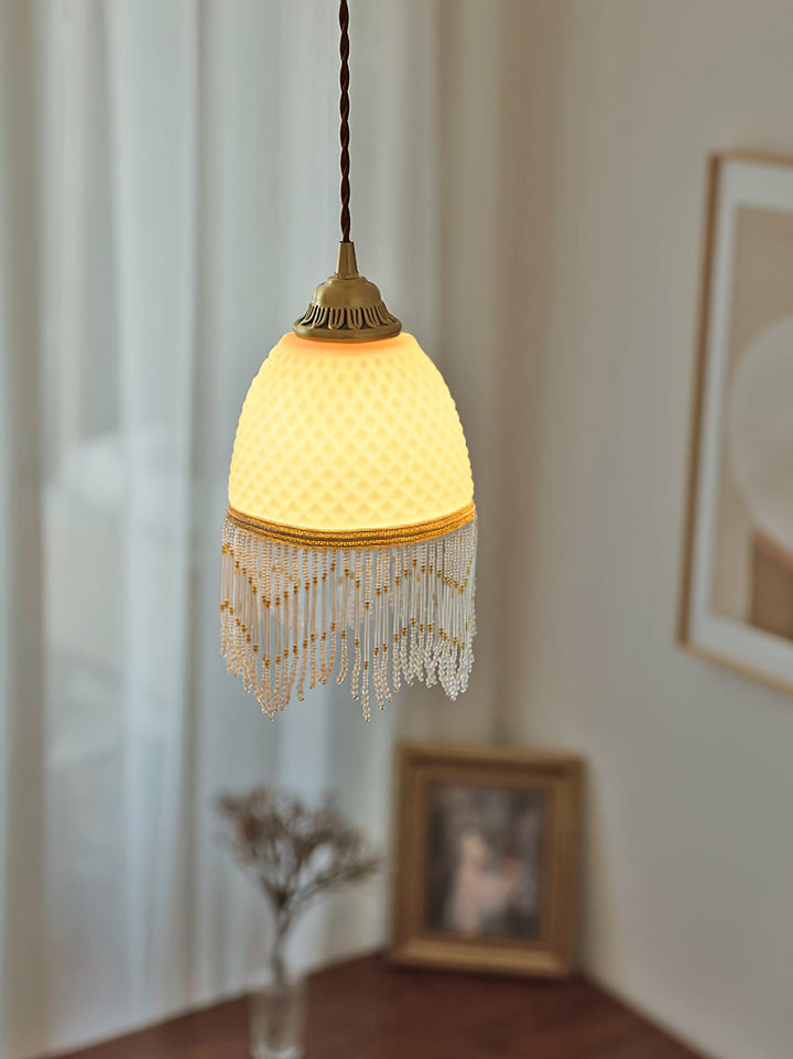 Mesh Lampe Pendante en Verre À Franges - Neutralighting