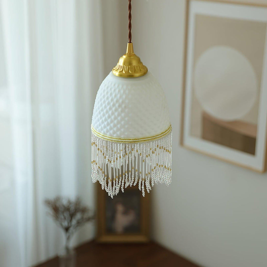 Mesh Lampe Pendante en Verre À Franges - Neutralighting