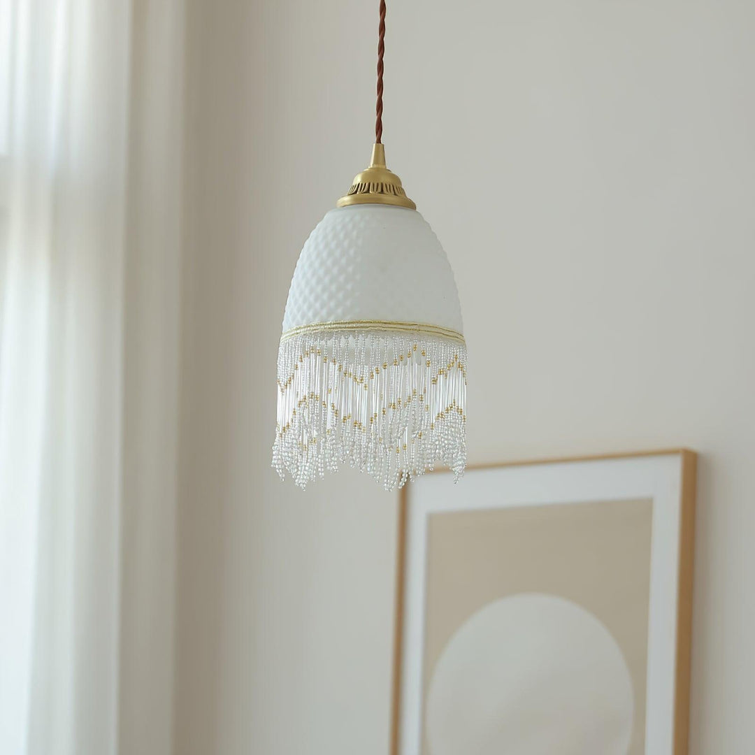 Mesh Lampe Pendante en Verre À Franges - Neutralighting
