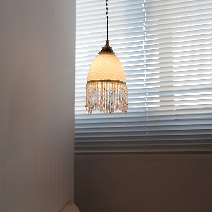 Mesh Lampe Pendante en Verre À Franges - Neutralighting