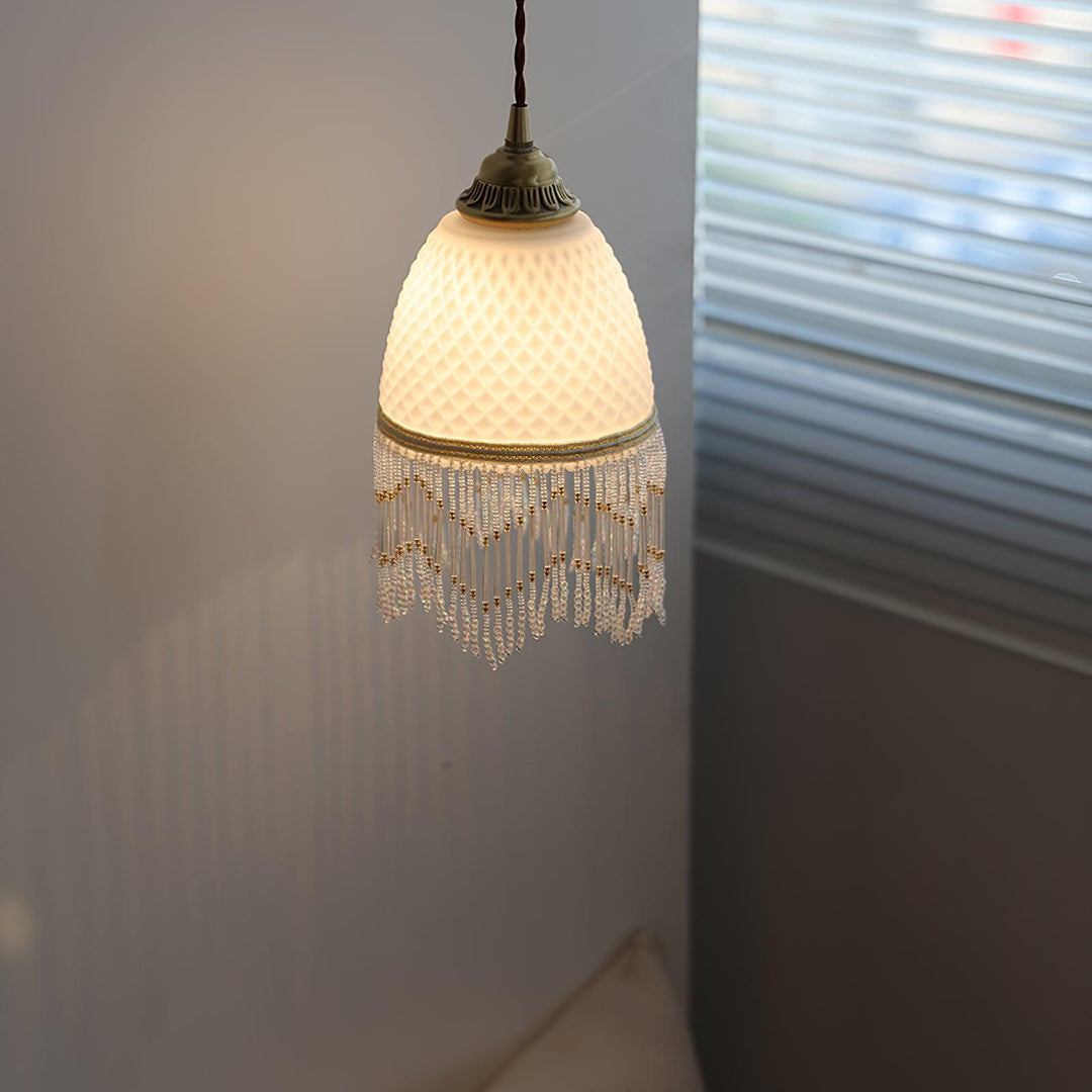 Mesh Lampe Pendante en Verre À Franges - Neutralighting