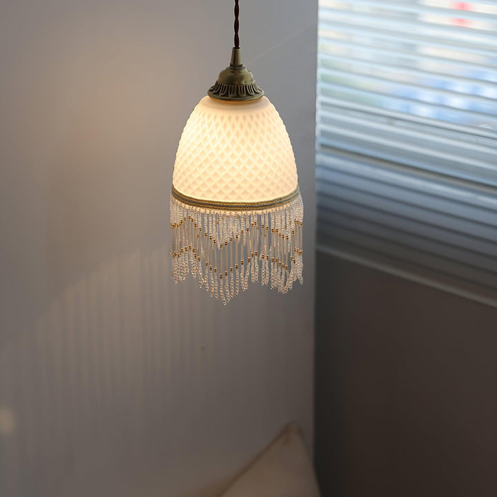 Mesh Lampe Pendante en Verre À Franges - Neutralighting
