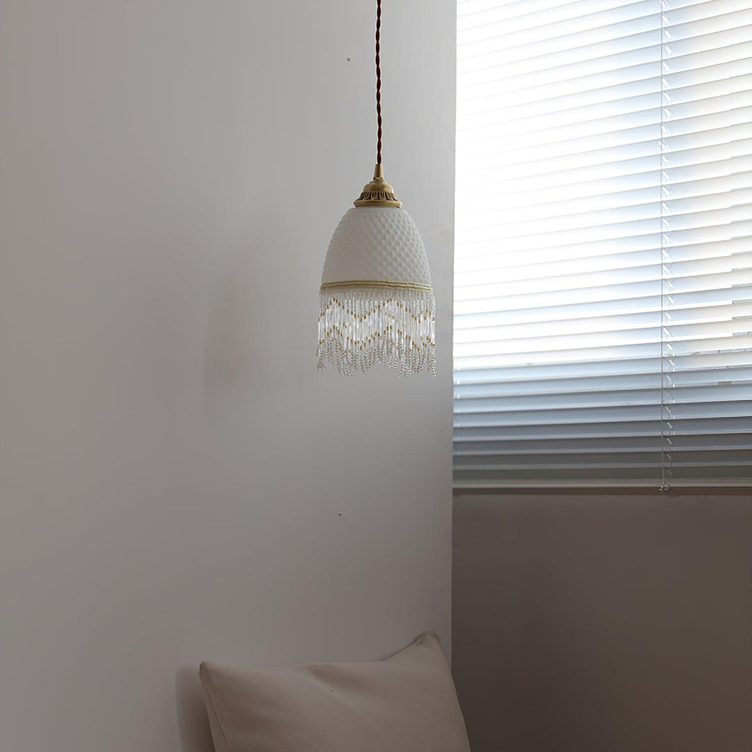 Mesh Lampe Pendante en Verre À Franges - Neutralighting