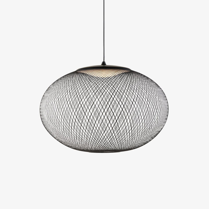 Lustra Suspension Lampe Maille Noire - Neutralighting