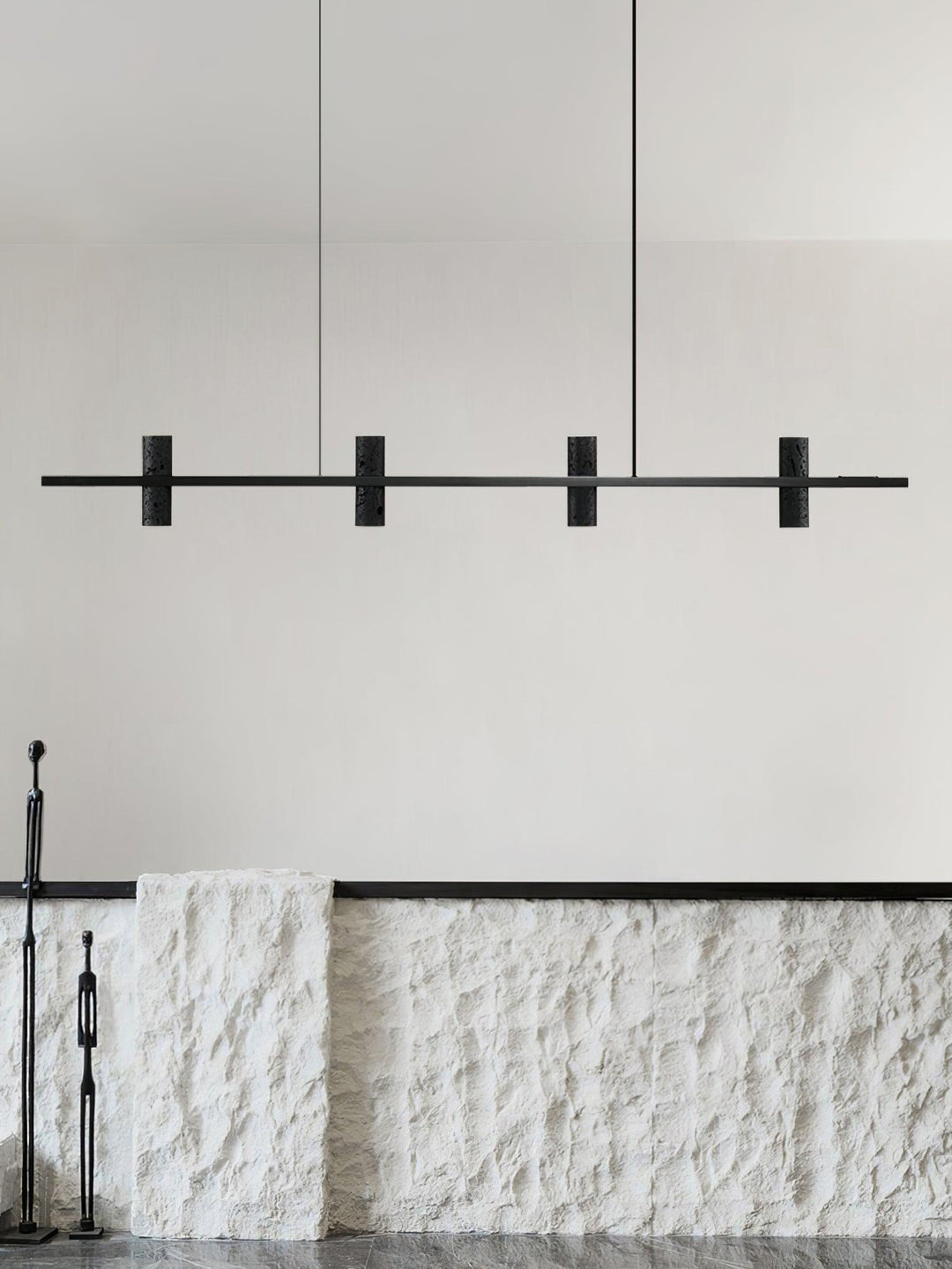 Aurora Suspension en Pierre Parallèle Minimaliste - Neutralighting