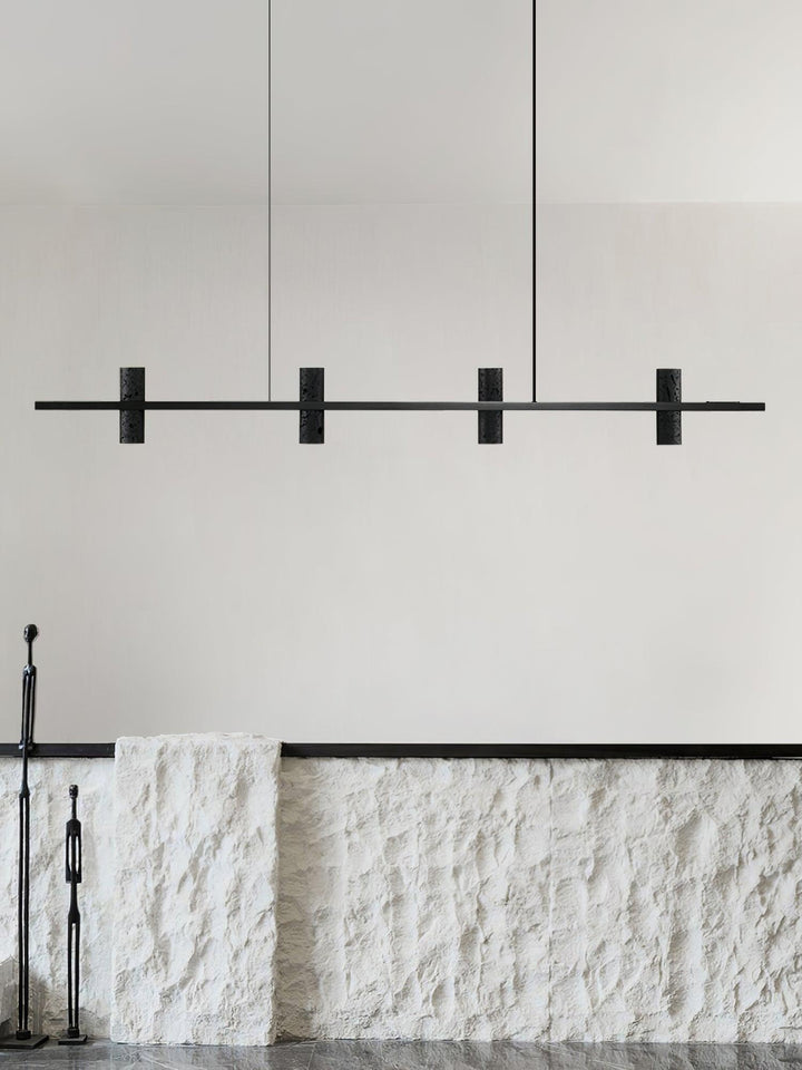 Aurora Suspension en Pierre Parallèle Minimaliste - Neutralighting