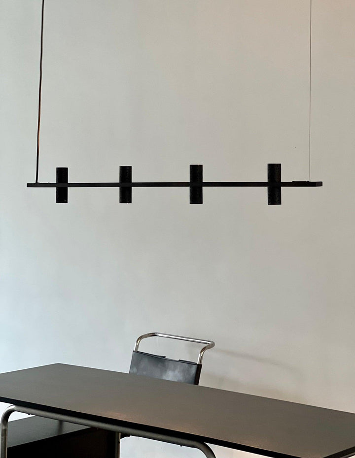 Aurora Suspension en Pierre Parallèle Minimaliste - Neutralighting