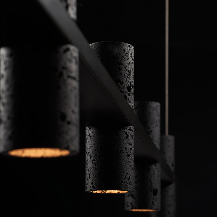 Aurora Suspension en Pierre Parallèle Minimaliste - Neutralighting