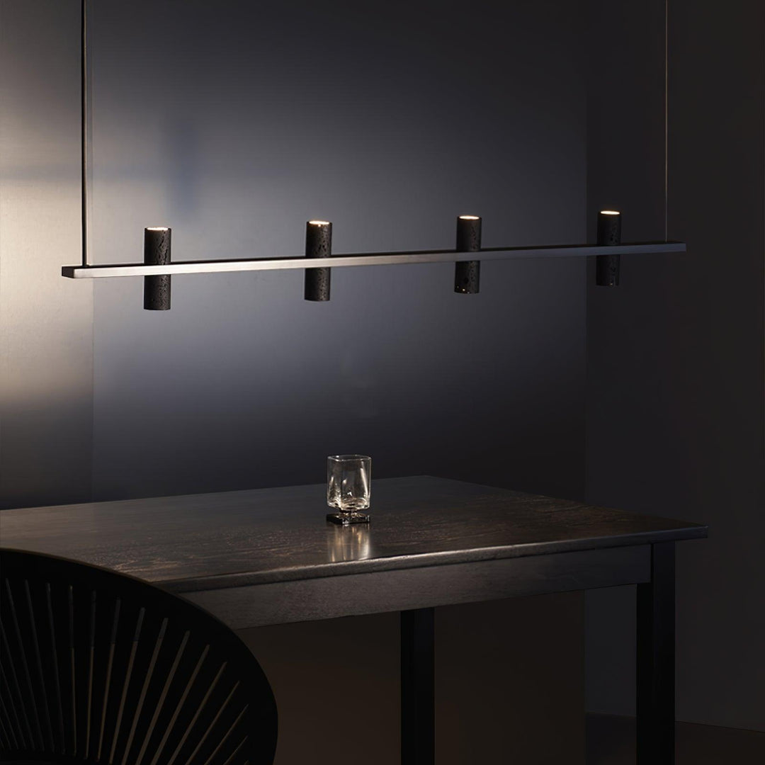 Aurora Suspension en Pierre Parallèle Minimaliste - Neutralighting
