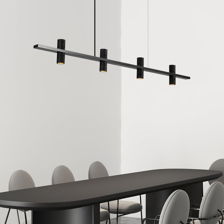 Aurora Suspension en Pierre Parallèle Minimaliste - Neutralighting