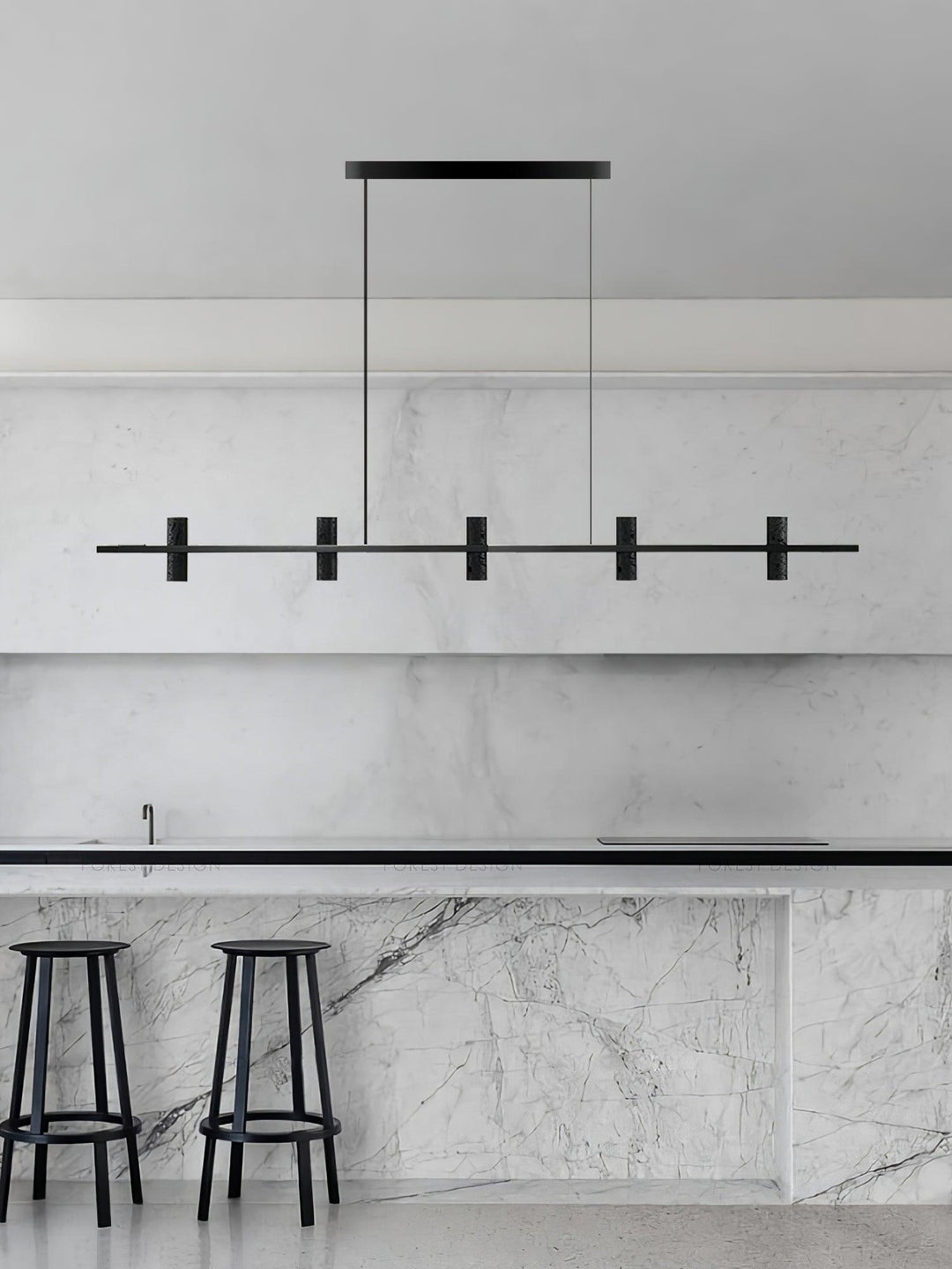 Aurora Suspension en Pierre Parallèle Minimaliste - Neutralighting