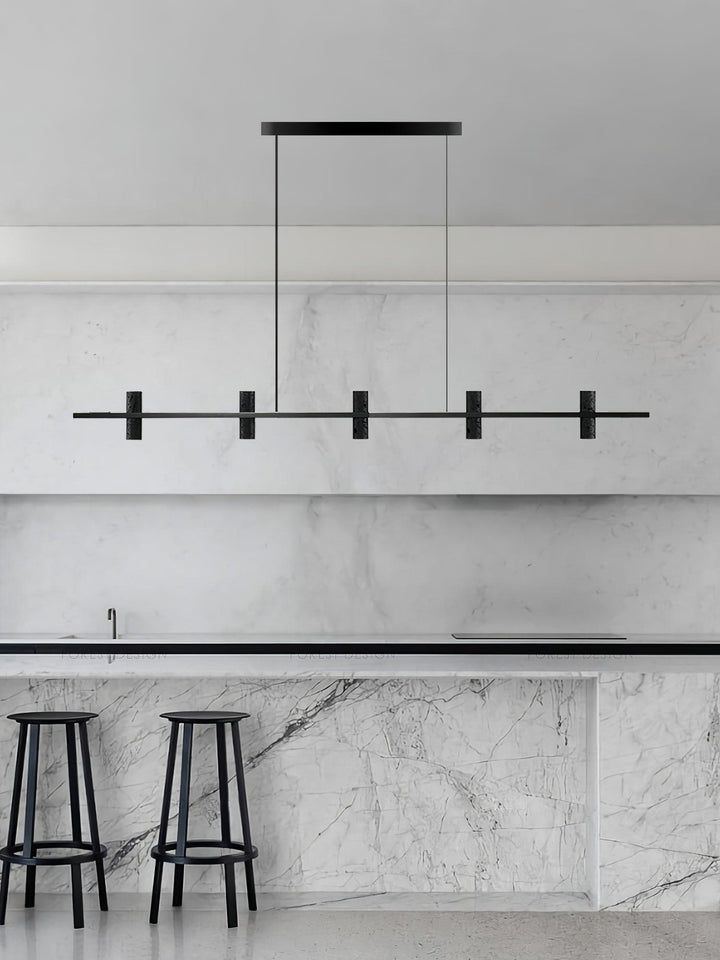 Aurora Suspension en Pierre Parallèle Minimaliste - Neutralighting