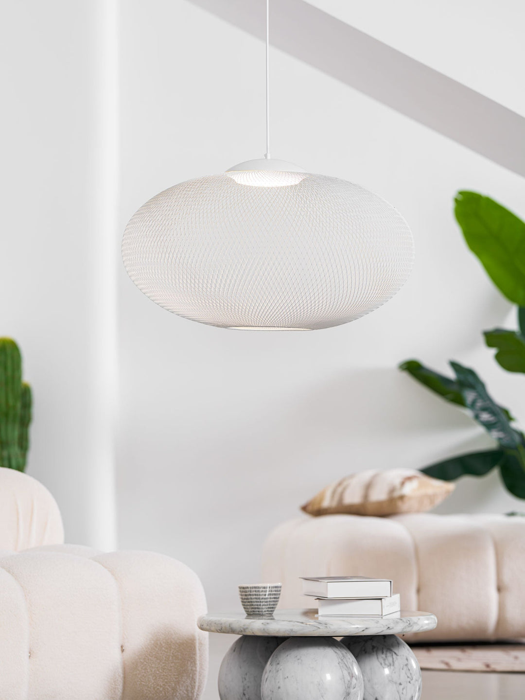 Lustra Suspension Lampe Maille Noire - Neutralighting
