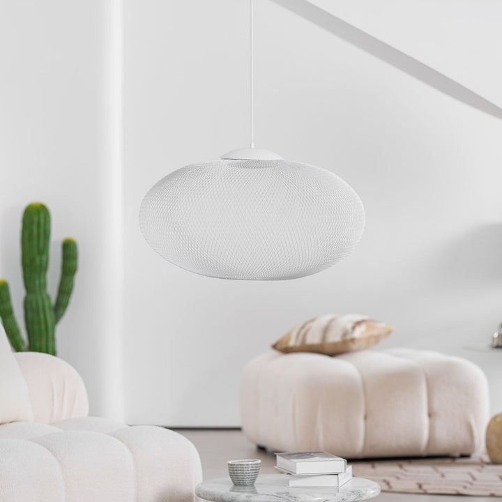 Lustra Suspension Lampe Maille Noire - Neutralighting