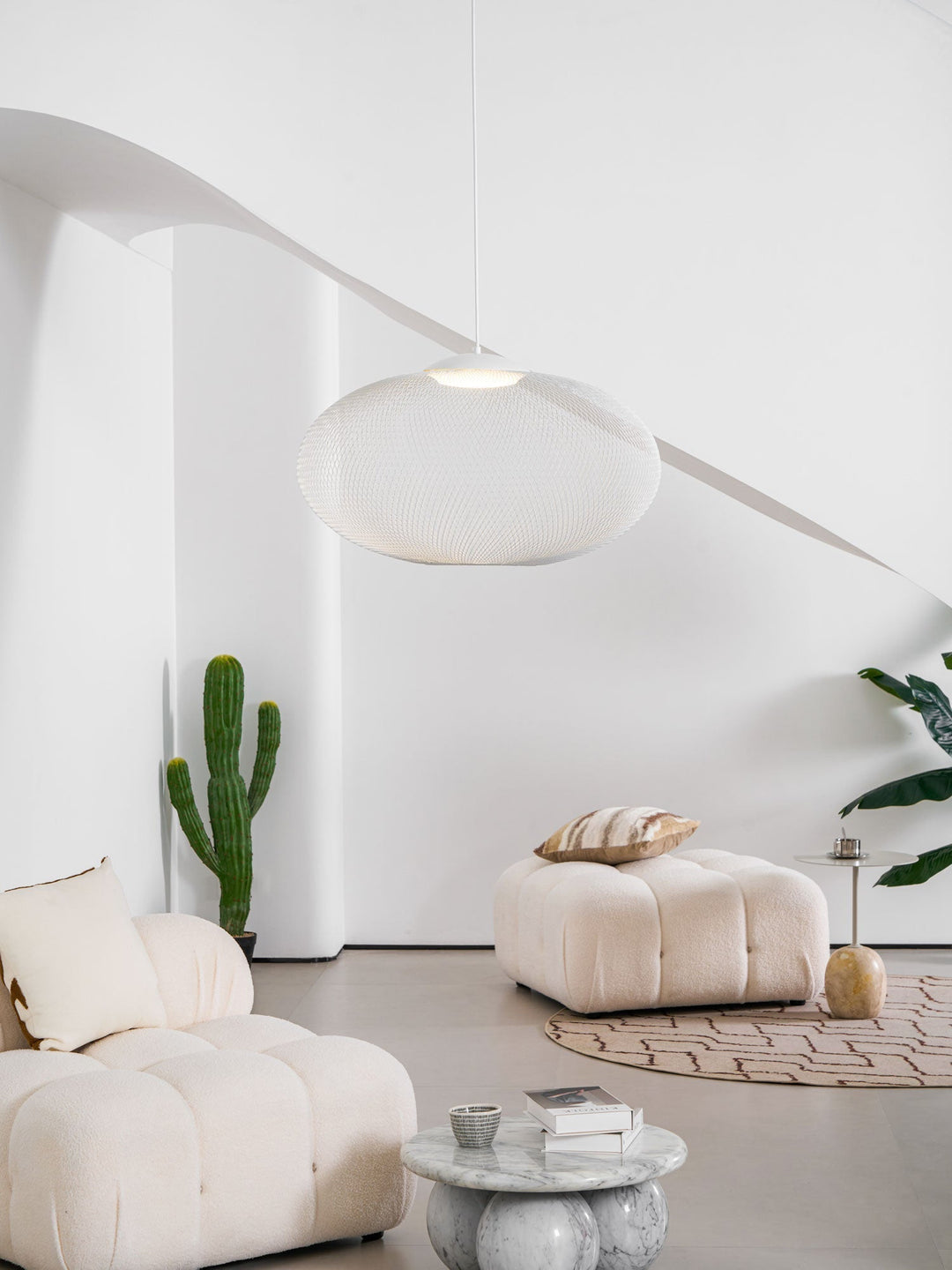 Lustra Suspension Lampe Maille Noire - Neutralighting