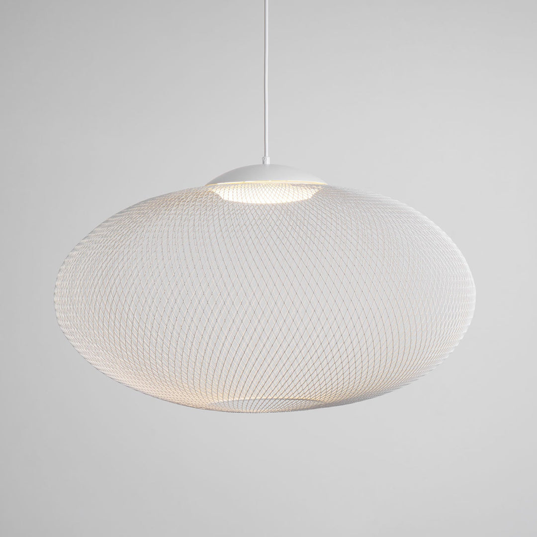 Lustra Suspension Lampe Maille Noire - Neutralighting