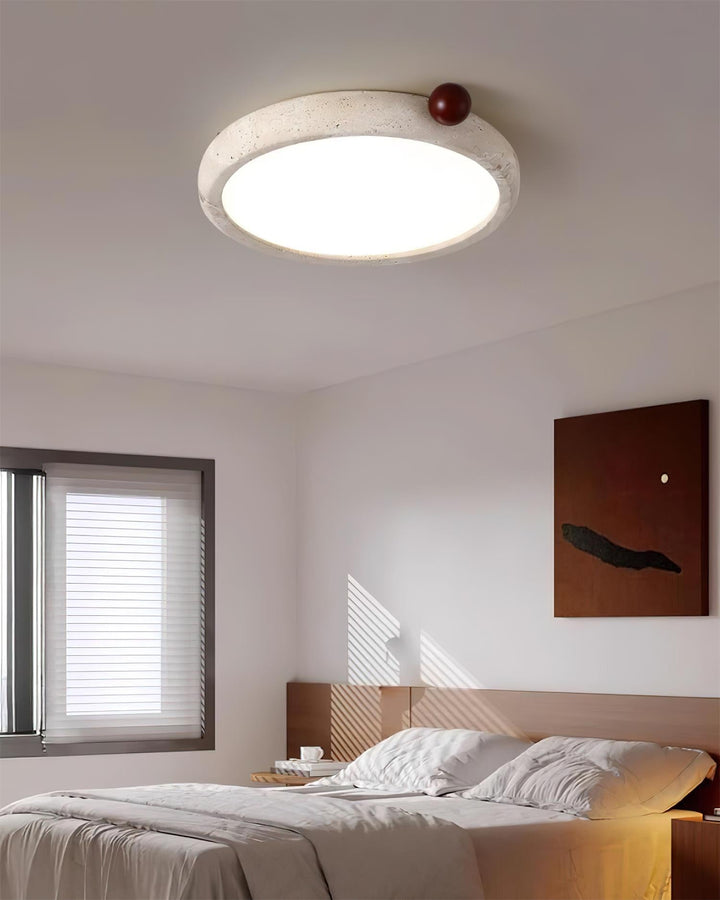 Ritta Plafonnier Rond Travertin Mignon - Neutralighting