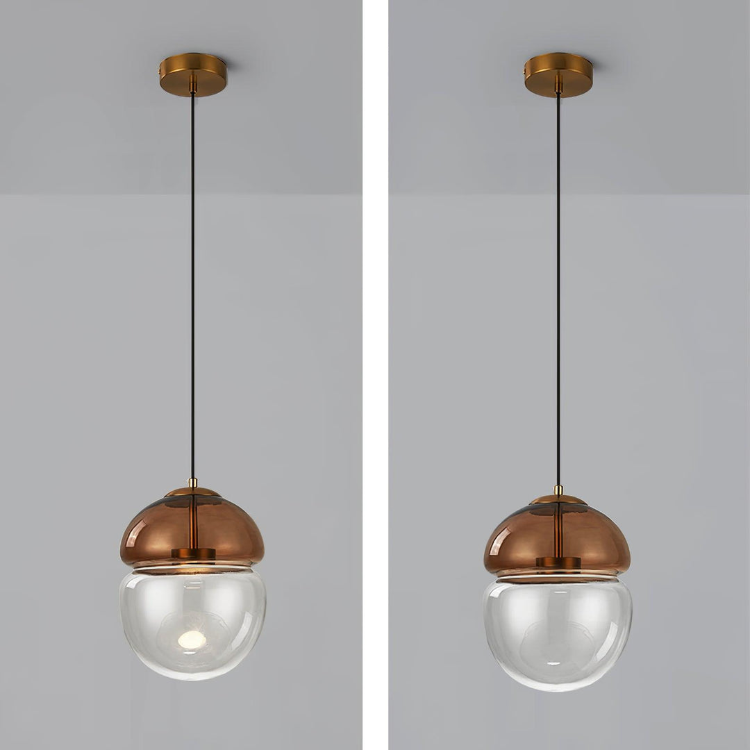 Aged Lampe Suspension Verre Dôme Minimaliste - Neutralighting