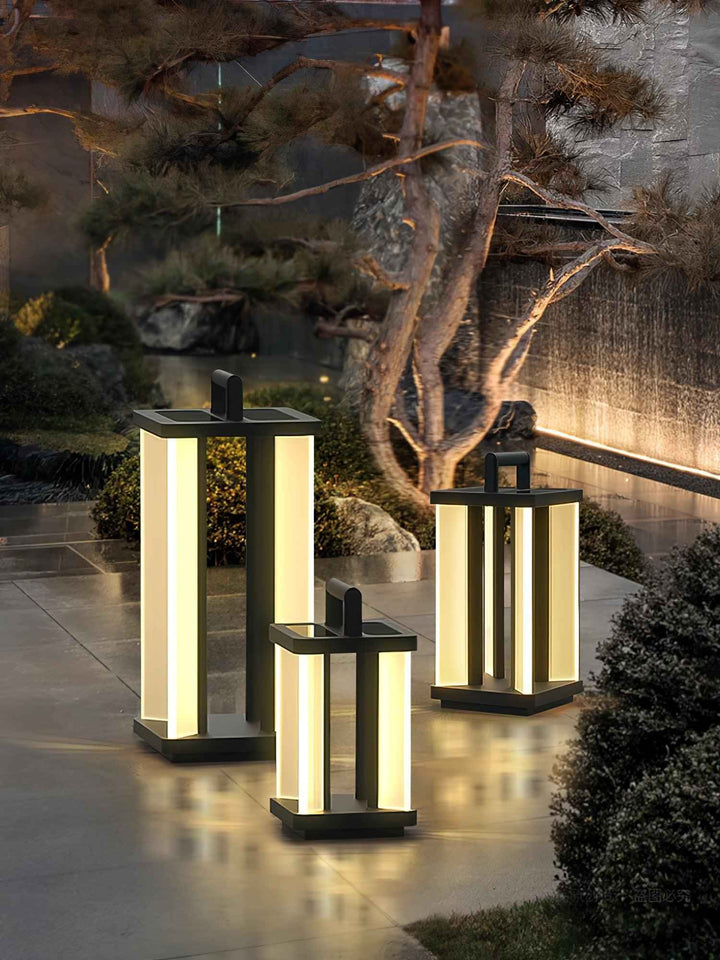 Agnes Métal 20cm Noir LED