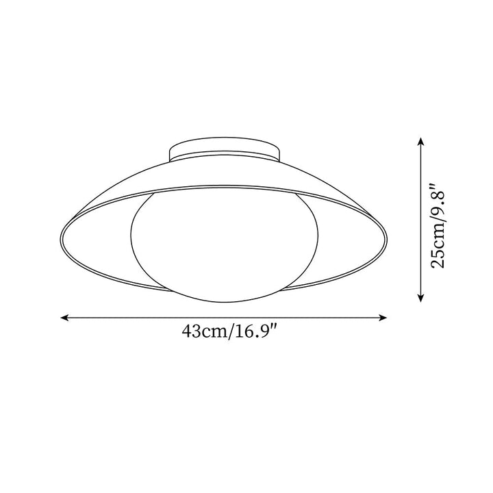 Canopy Plafonnier Moderne Minimaliste en Verre - Neutralighting