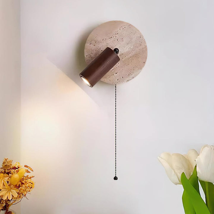 Felix Applique en Bois de Travertin - Neutralighting