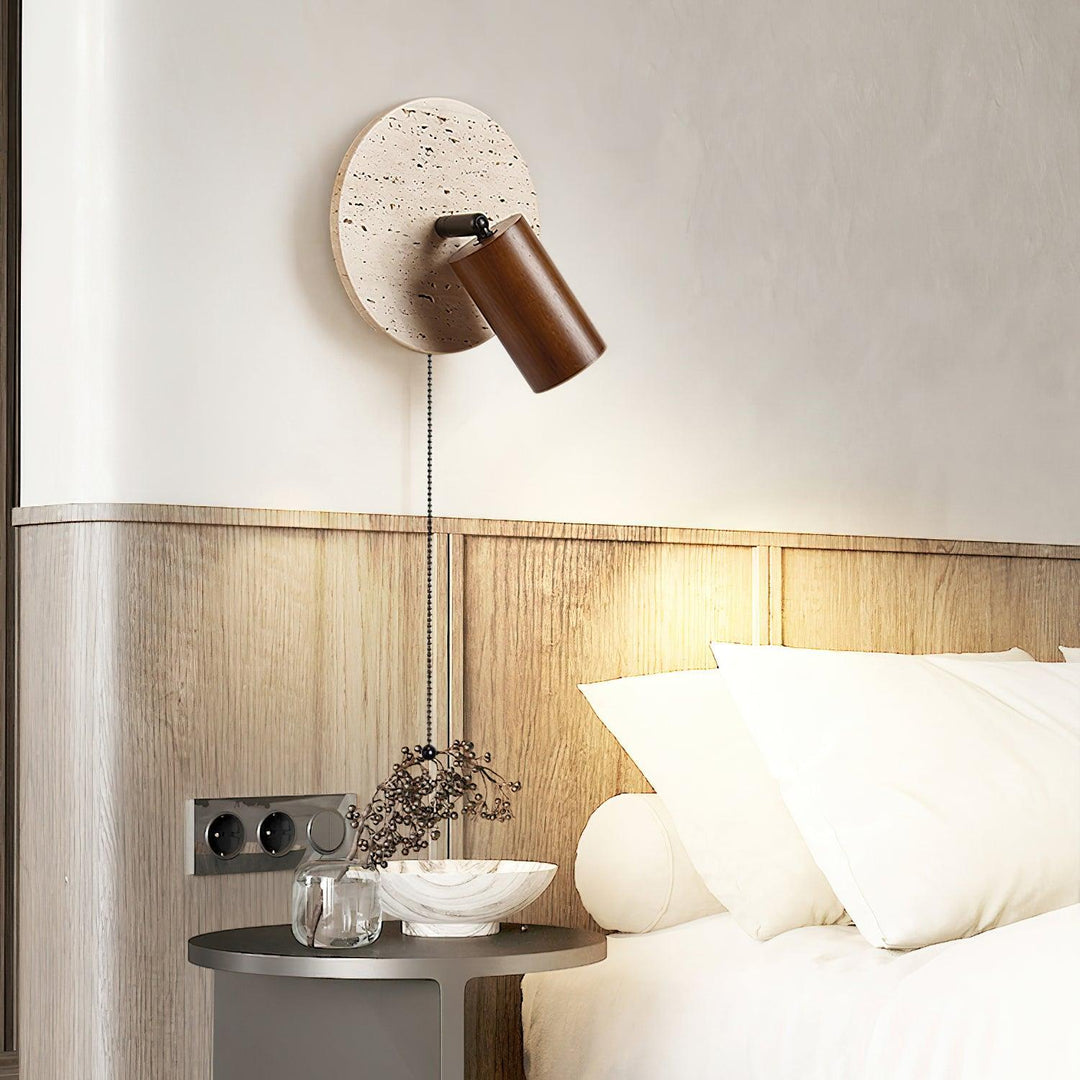 Felix Applique en Bois de Travertin - Neutralighting