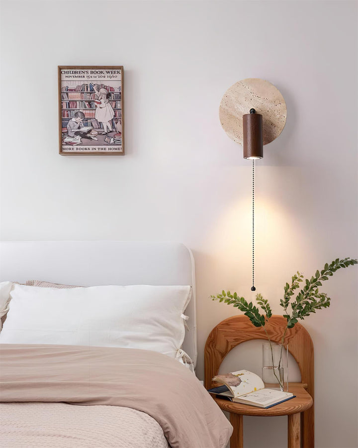 Felix Applique en Bois de Travertin - Neutralighting
