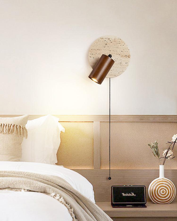 Felix Applique en Bois de Travertin - Neutralighting