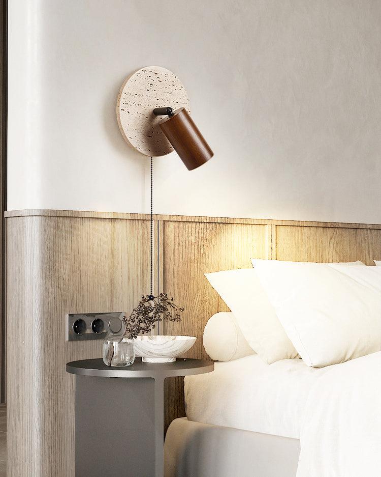 Felix Applique en Bois de Travertin - Neutralighting