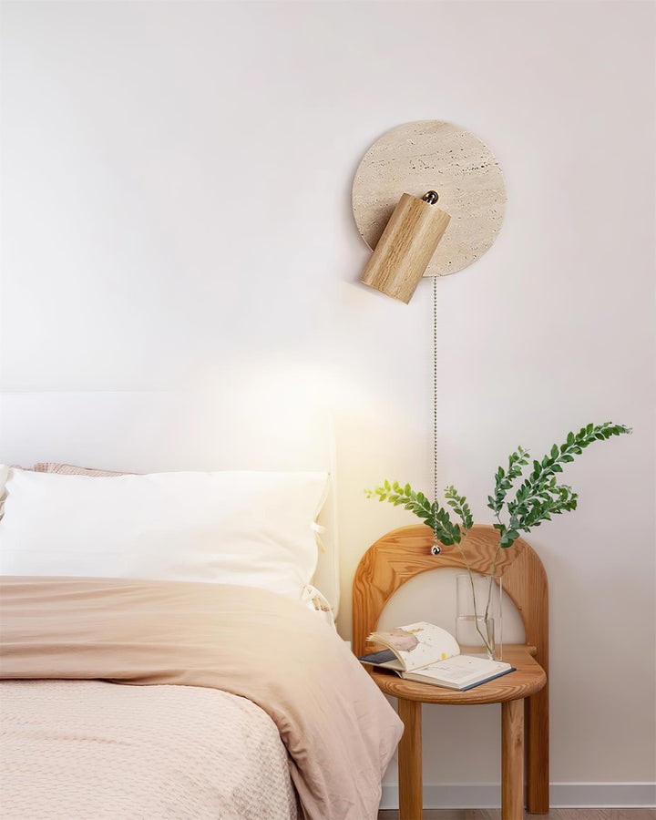 Felix Applique en Bois de Travertin - Neutralighting