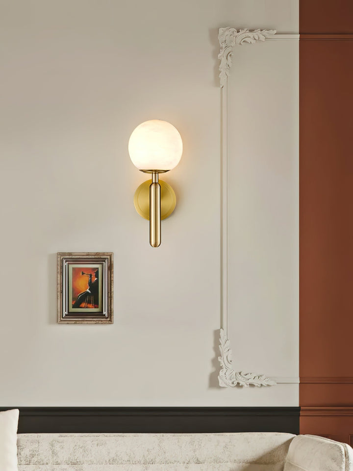 Orlaeila Applique Murale Laiton Albâtre Minimaliste Moderne - Neutralighting