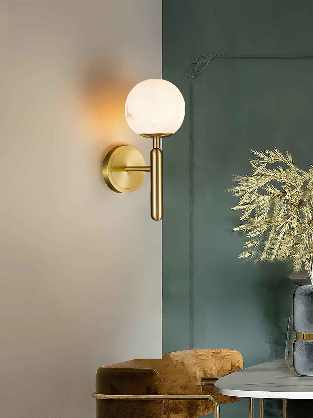 Lampe Orlaeila en Laiton – Design Contemporain