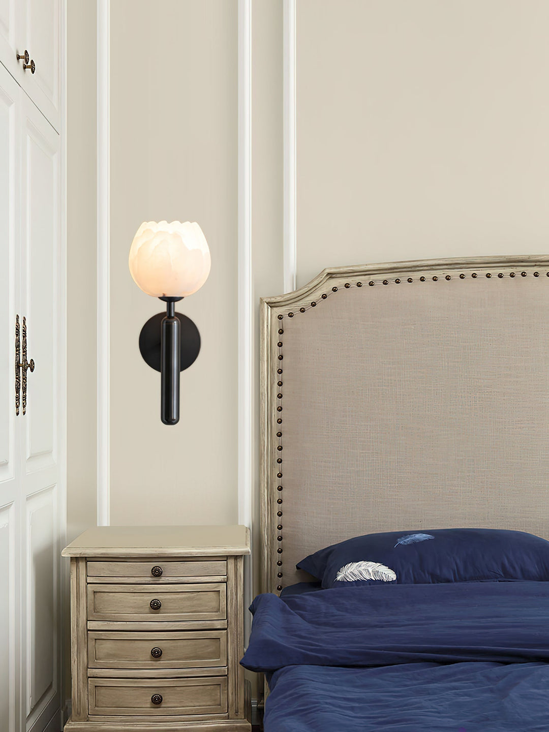 Orlaeila Applique Murale Laiton Albâtre Minimaliste Moderne - Neutralighting
