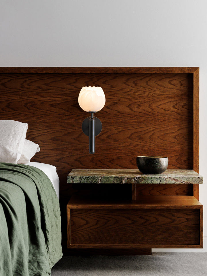 Orlaeila Applique Murale Laiton Albâtre Minimaliste Moderne - Neutralighting