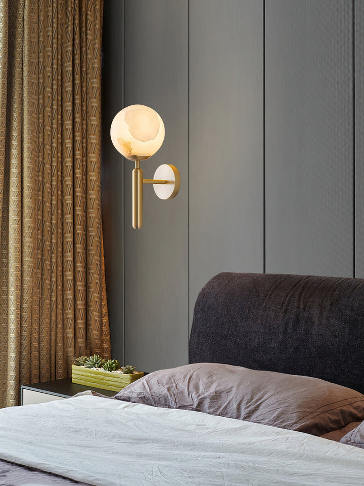 Orlaeila Applique Murale Laiton Albâtre Minimaliste Moderne - Neutralighting