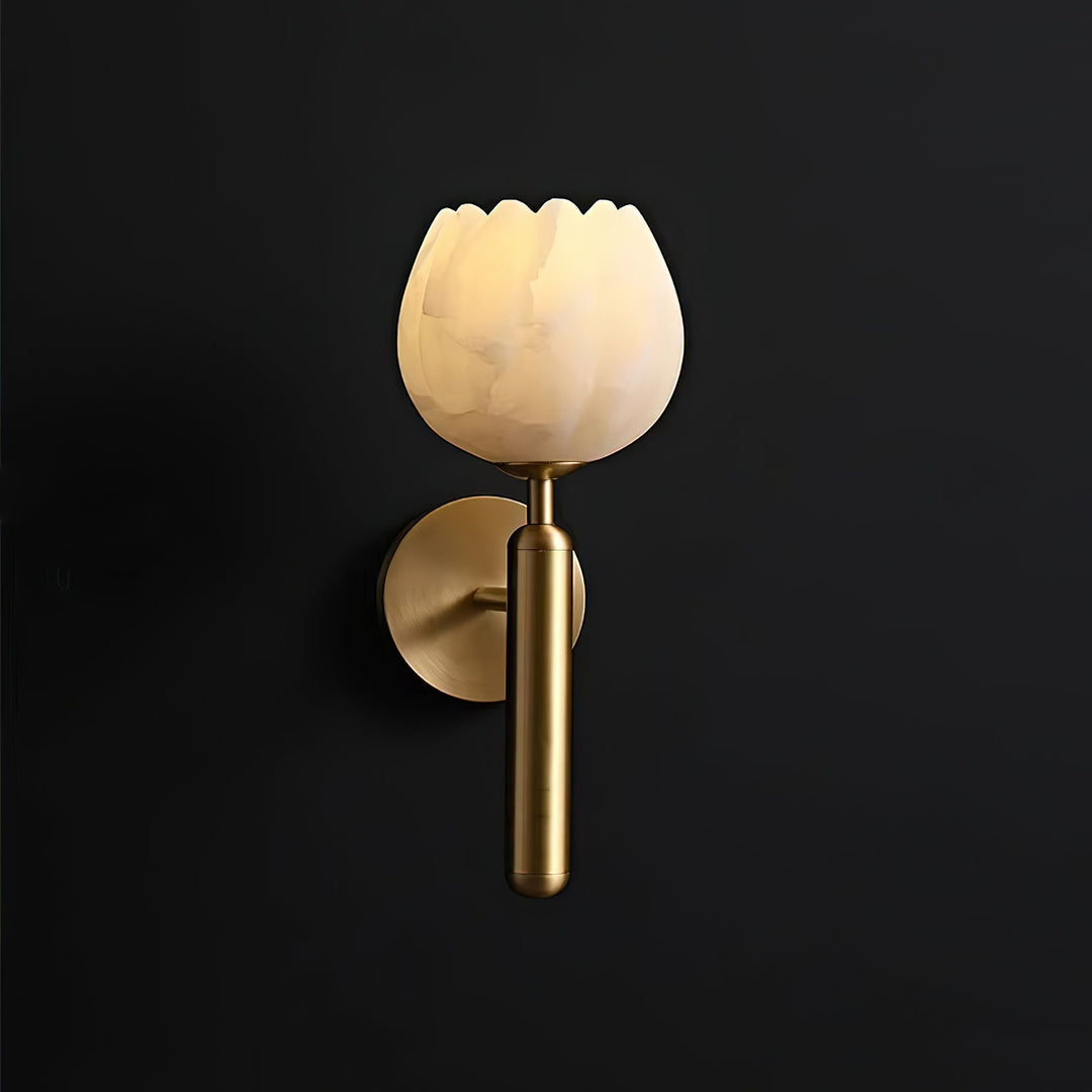 Orlaeila Applique Murale Laiton Albâtre Minimaliste Moderne - Neutralighting