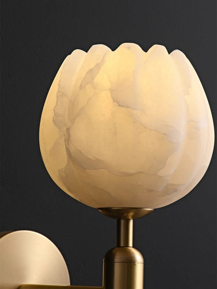 Orlaeila Applique Murale Laiton Albâtre Minimaliste Moderne - Neutralighting