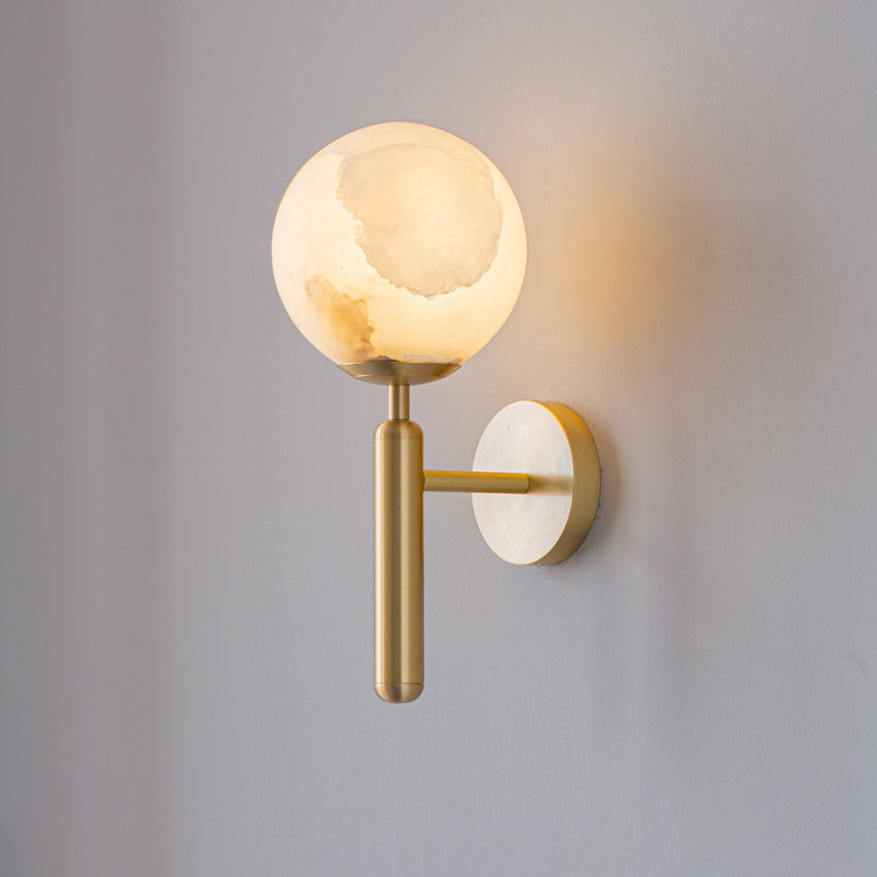 Orlaeila Applique Murale Laiton Albâtre Minimaliste Moderne - Neutralighting