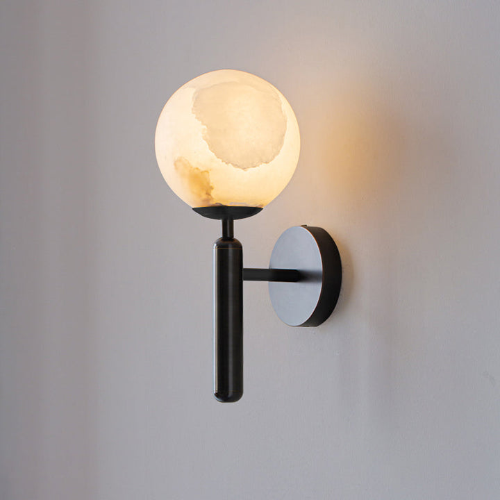 Orlaeila Applique Murale Laiton Albâtre Minimaliste Moderne - Neutralighting