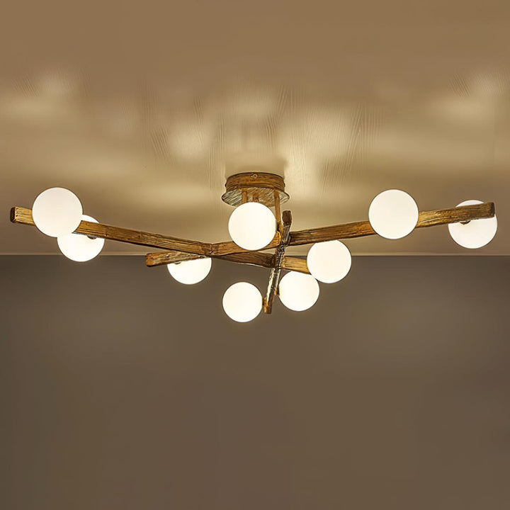 Wooden Plafonnier Branche - Neutralighting