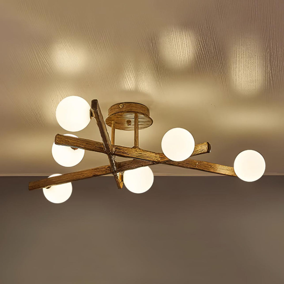 Wooden Plafonnier Branche - Neutralighting