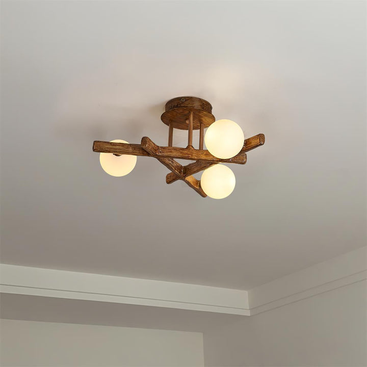 Wooden Plafonnier Branche - Neutralighting