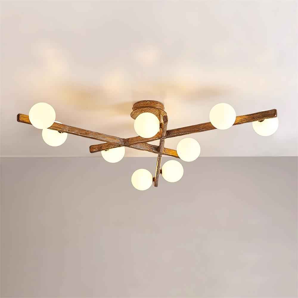 Lampe Wooden en Métal – Design Contemporain