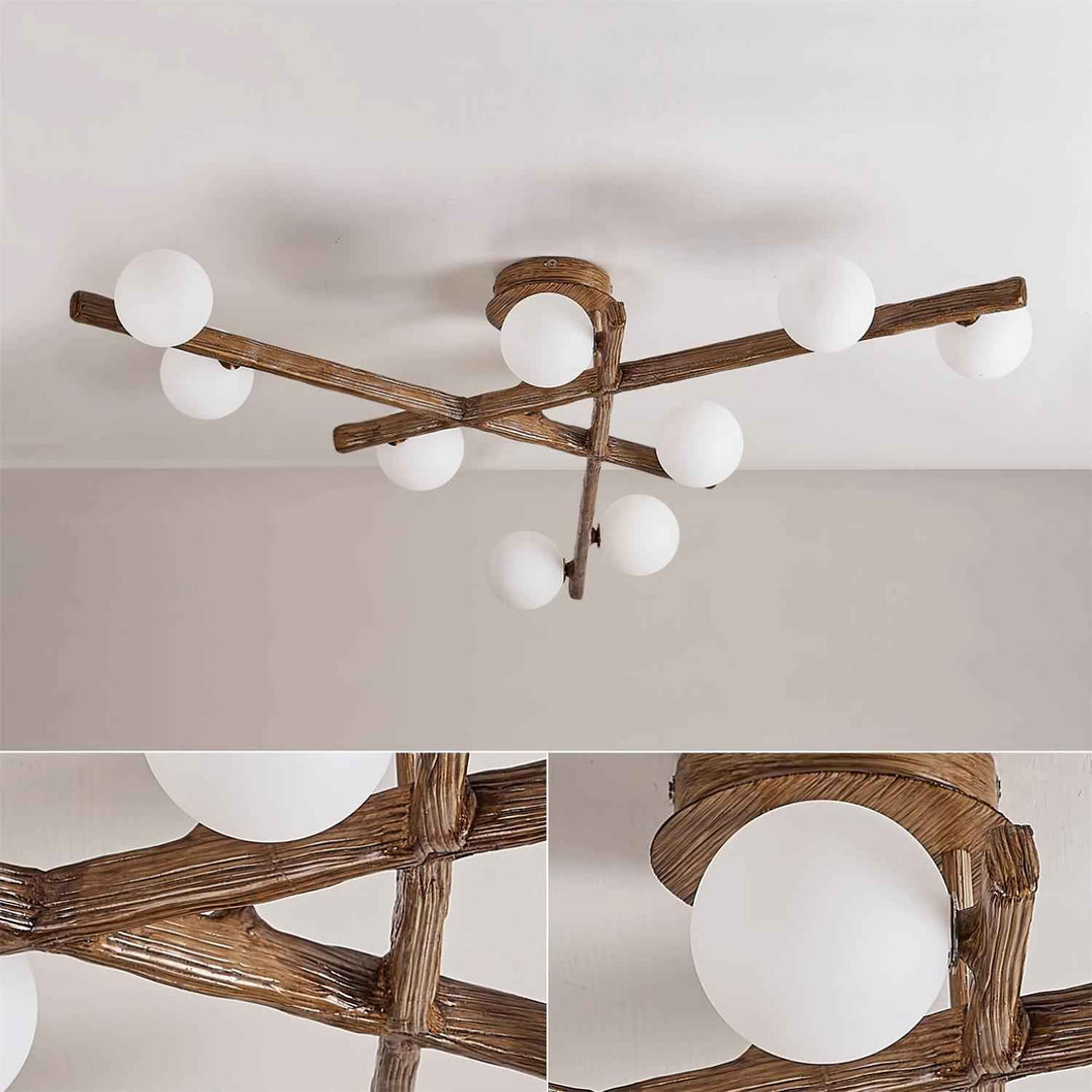 Lampe Wooden en Métal – Design Contemporain