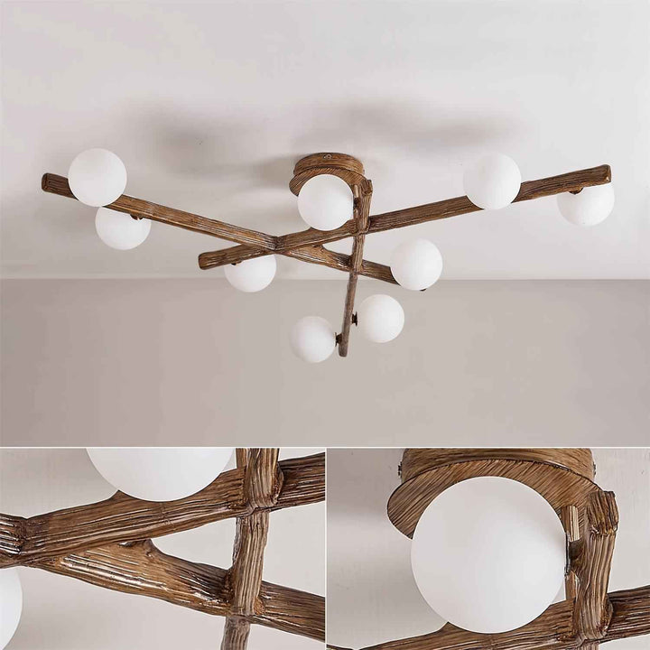 Lampe Wooden en Métal – Design Contemporain