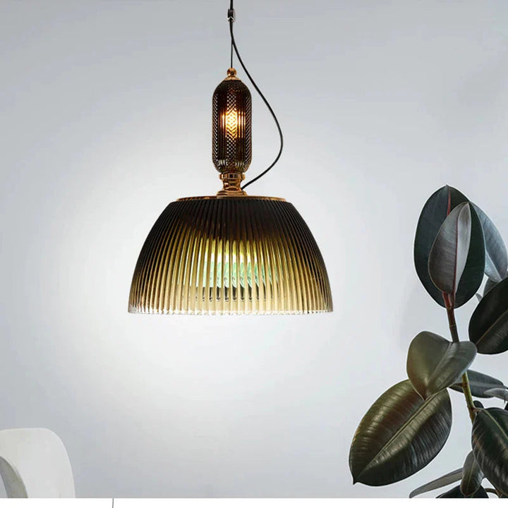 Silva Retro Métal Verre Suspension Chambre à Coucher Salle d&