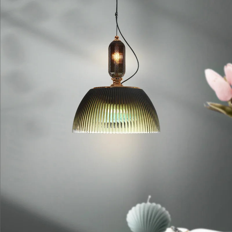Silva Retro Métal Verre Suspension Chambre à Coucher Salle d&